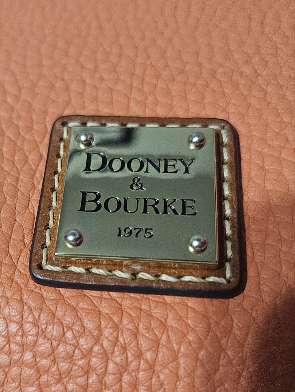 Dooney & Bourke Coral Pebbled Leather Cooper Hobo Shoulder Bag - Picture 12 of 14